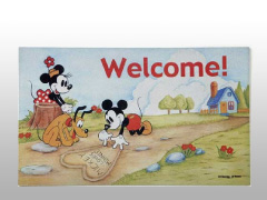 B賞「エントランスマット MICKEY LOVES MINNIE」