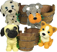 C賞「TOY DOG & プランター」
