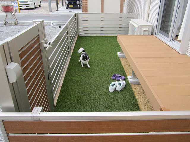 犬の遊び場ができてワンちゃんも大喜びです☆ - DT Garden - DT Garden｜リフォームガーデンクラブ